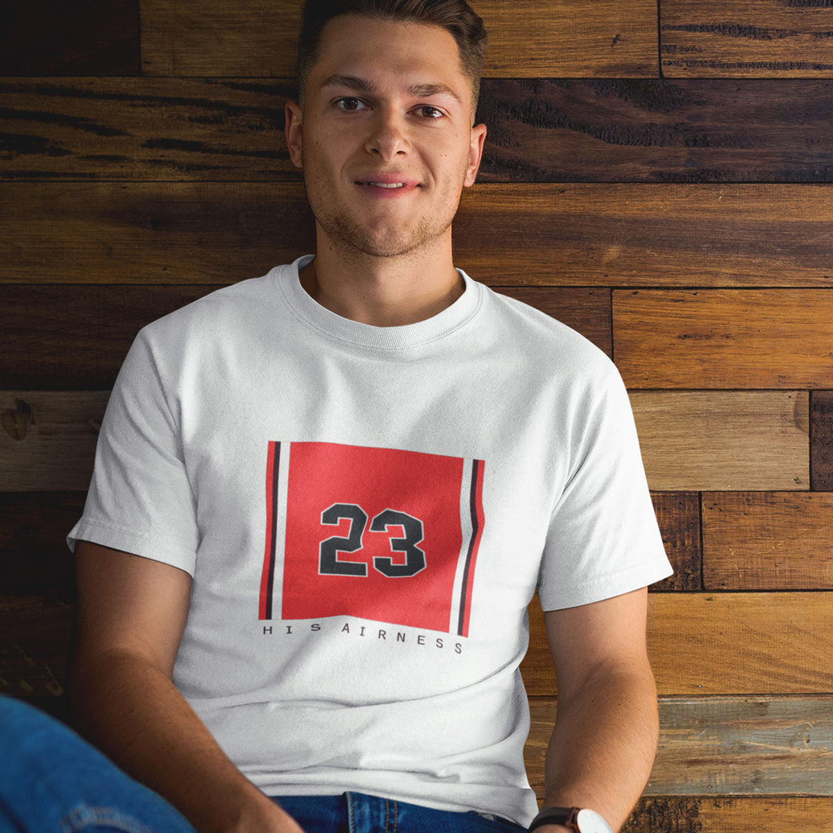 tshirt basket jordan michael his airness