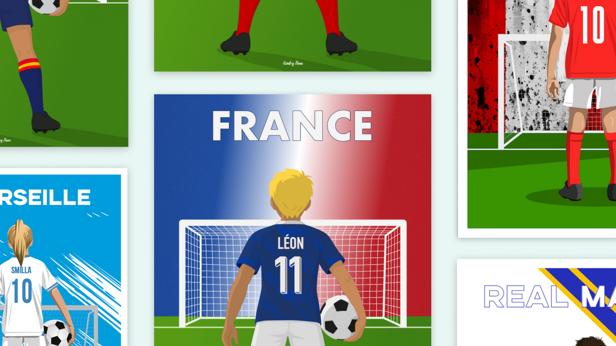 Enfants Foot Personnalisables