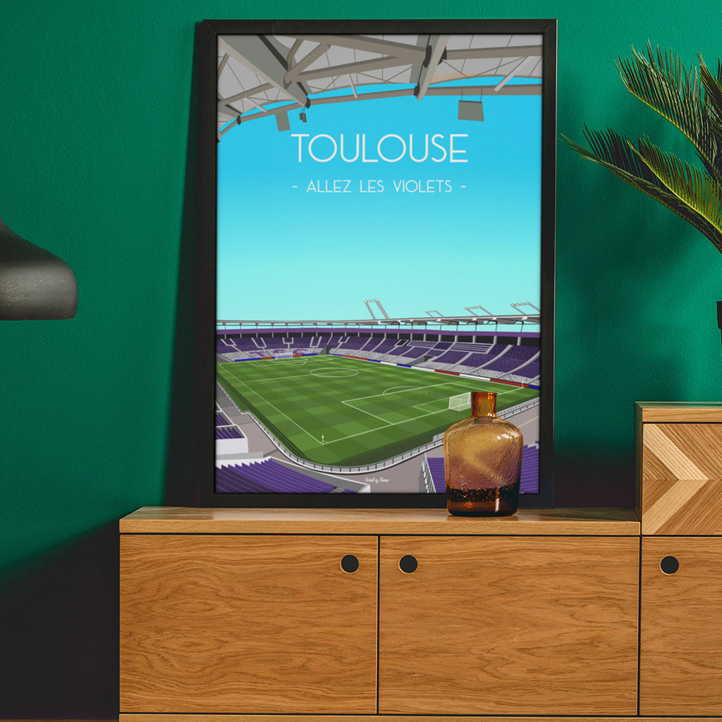 Poster Toulouse - Stade de foot