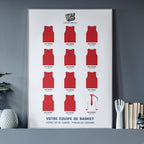 Votre équipe de basket en poster