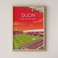 Poster Dijon - Stade Gaston Gérard