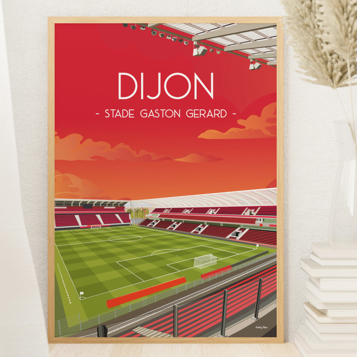 Poster Dijon - Stade Gaston Gérard