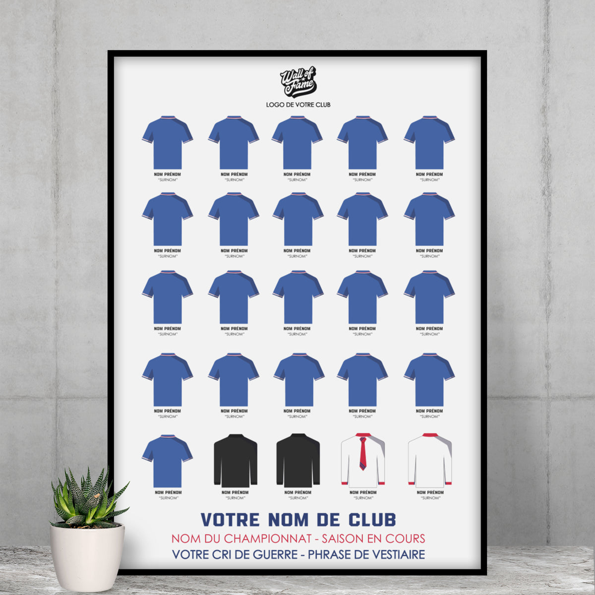 Votre équipe de foot