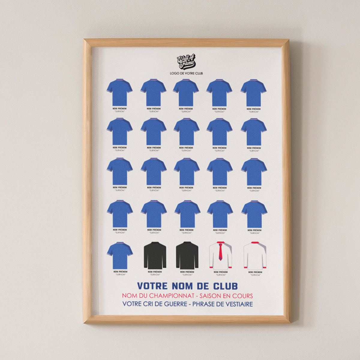Votre équipe de foot