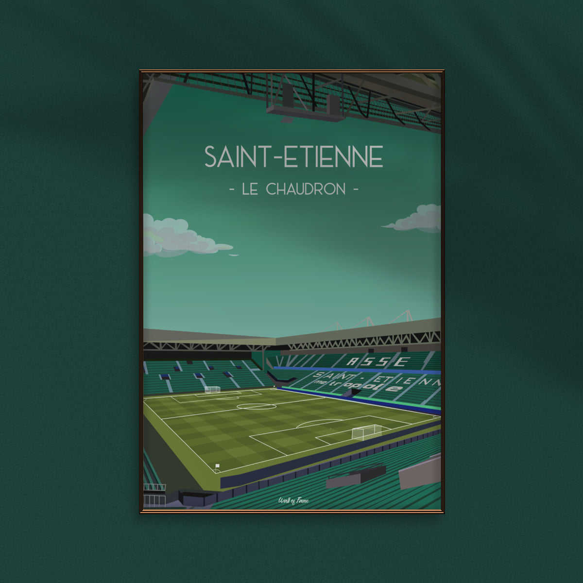 Poster Saint-Etienne - Stade Geoffroy-Guichard