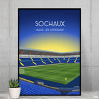 Poster Sochaux - Stade Bonal