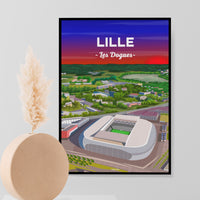 Lille - Stade de foot vu du ciel