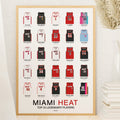 Poster Miami Heat - Top 25 players