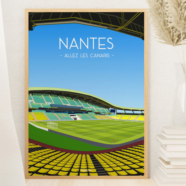 Poster Nantes - Stade de la Beaujoire