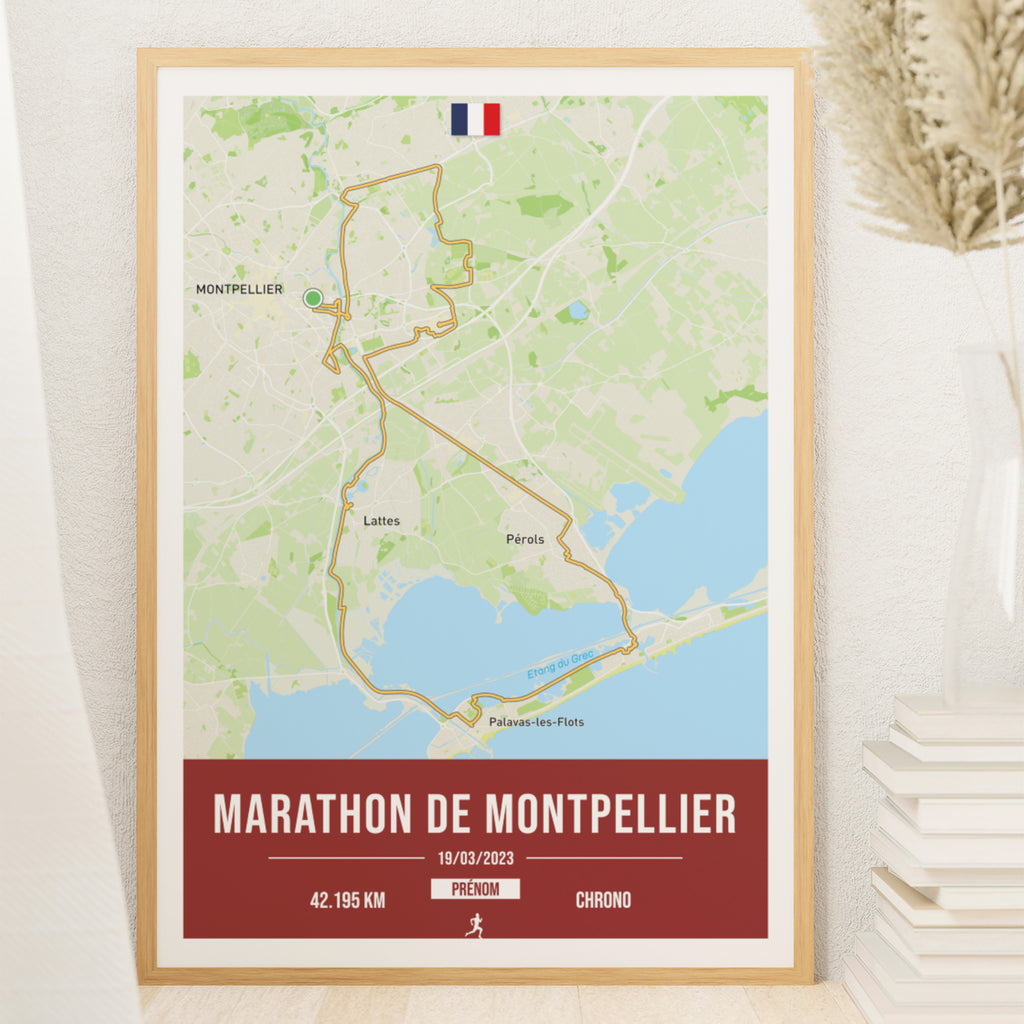 Poster Montpellier - Marathon