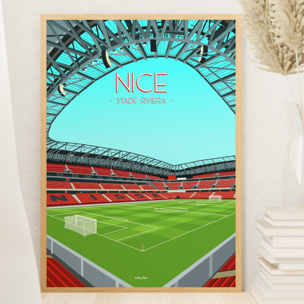 Poster Nice - Stade Riviera