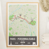 Paris - Marathon poster