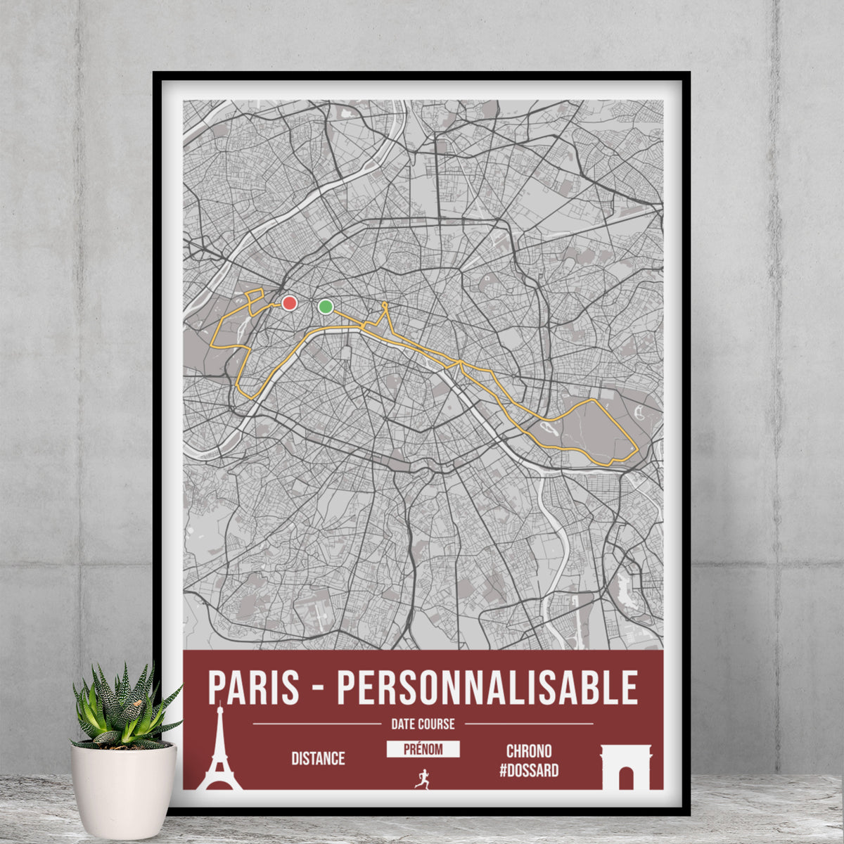 Paris - Marathon personnalisable