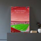 Poster Valenciennes - Stade du Hainaut