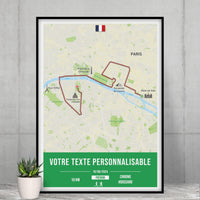 Paris - Marathon poster