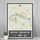 Paris - Marathon poster