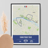 Paris - Marathon poster