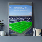 Poster Bordeaux - Stade de foot