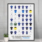 Poster Joueurs marquants du handball français