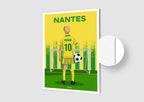 Affiche Football Enfant Personnalisée - Nantes