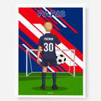 Affiche Football Enfant Personnalisée - Paris