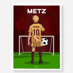 Affiche Football Enfant Personnalisée - Metz