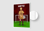 Affiche Football Enfant Personnalisée - Metz
