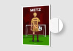 Affiche Football Enfant Personnalisée - Metz