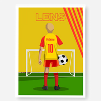 Affiche Football Enfant Personnalisée - Lens