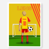 Affiche Football Enfant Personnalisée - Lens