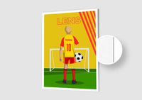 Affiche Football Enfant Personnalisée - Lens