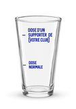 Verre à bière personnalisable