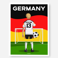 Affiche Football Allemagne Personnalisée