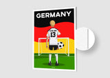 Affiche Football Allemagne Personnalisée