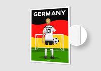 Affiche Football Allemagne Personnalisée