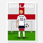 Affiche Football Angleterre Personnalisée