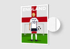 Affiche Football Angleterre Personnalisée