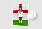 Affiche Football Angleterre Personnalisée