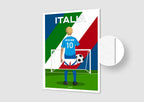 Affiche Football Italie Personnalisée