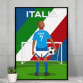 Affiche Football Italie Personnalisée