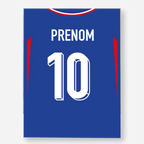 Affiche Football Personnalisée - Maillot France