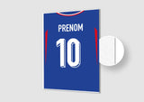 Affiche Football Personnalisée - Maillot France