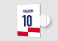 Affiche Football Personnalisée - Maillot Croatie