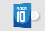 Affiche Football Personnalisée - Maillot Italie