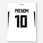 Affiche Football Personnalisée - Maillot Allemagne