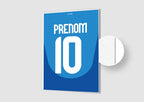Affiche Football Personnalisée - Maillot Italie