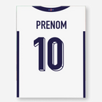 Affiche Football Personnalisée - Maillot Angleterre