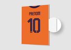 Affiche Football Personnalisée - Maillot Pays-bas