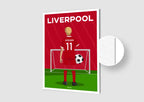 Affiche Football Liverpool Personnalisée