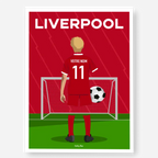 Affiche Football Liverpool Personnalisée